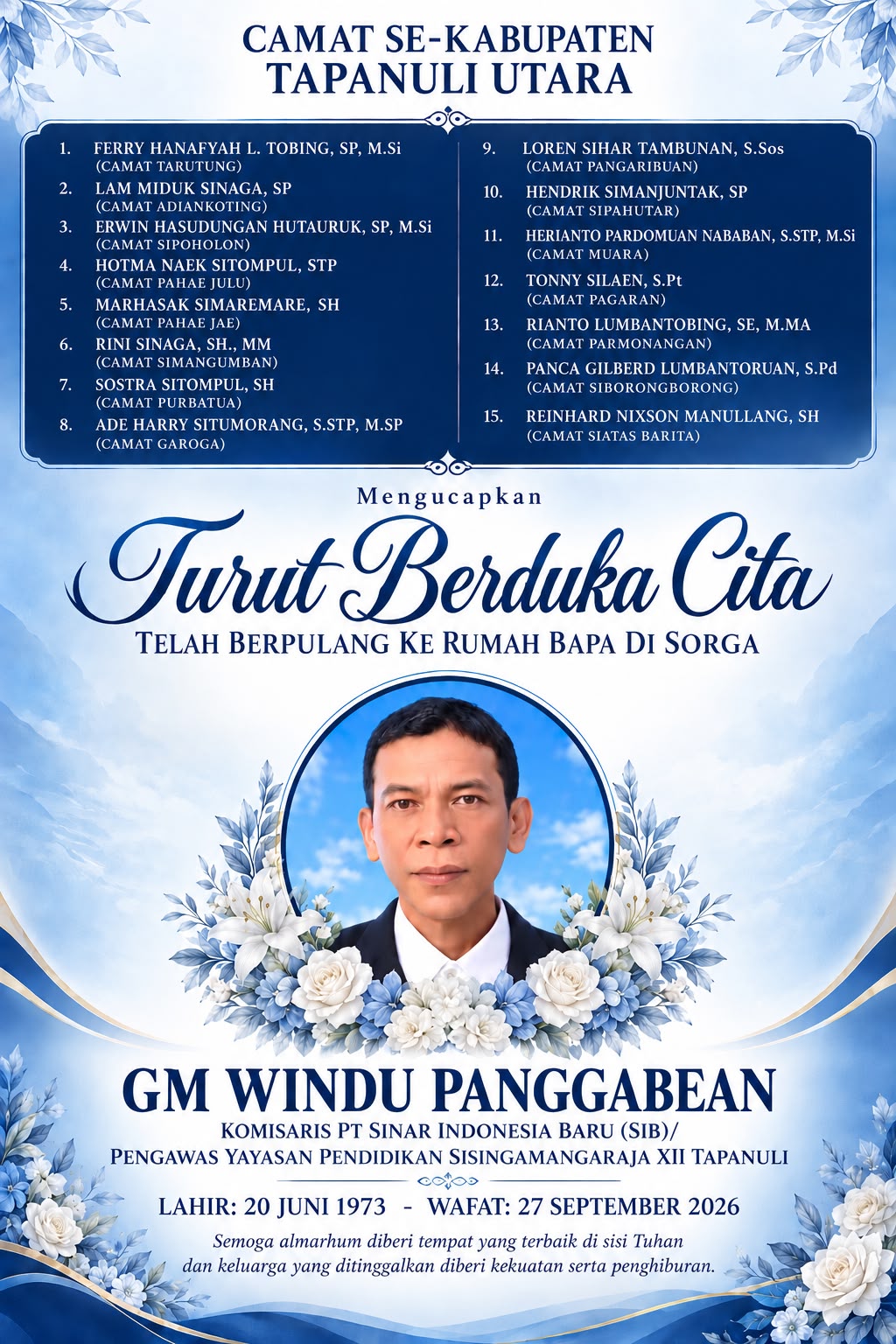 Dukacita Camat Taput
