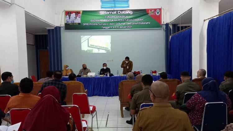 Bapem Perda DPRD Sumut Kunker ke RSU Kabanjahe