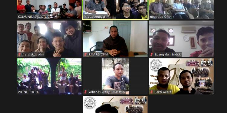Frater-frater Fransiskan Gelar Temu Akbar Virtual: Pandemi Mengharuskan Belajar Keluar dari Zona Nyaman
