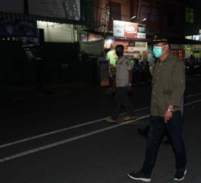 Wali Kota Umar Pimpin Pemantauan dan Pengawasan Prokes di Malam Pergantian Tahun