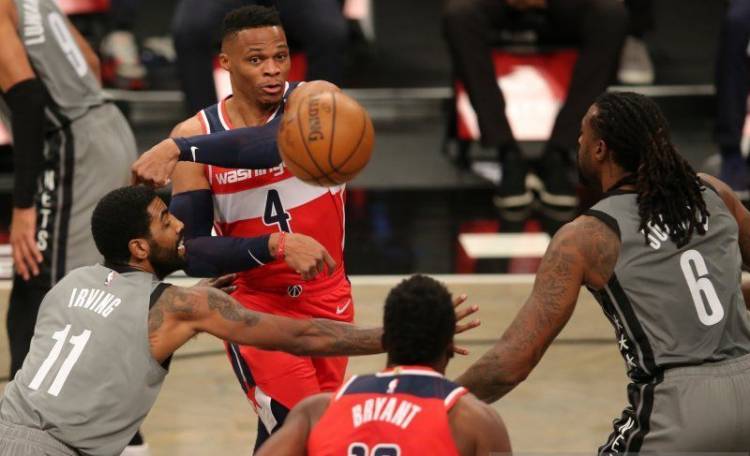 Dunk Bryant Bawa Wizards Tenggelamkan Nets