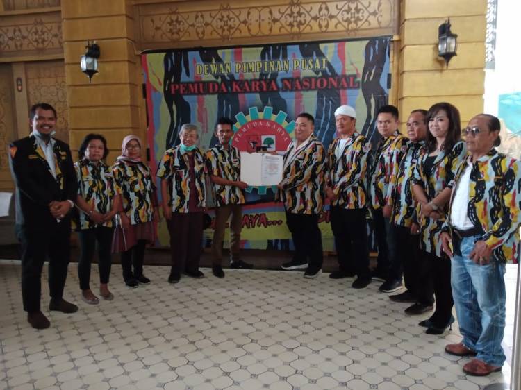 Mikail Purba Minta Ketua DPD Sumbar Besarkan Pemuda Karya Nasional