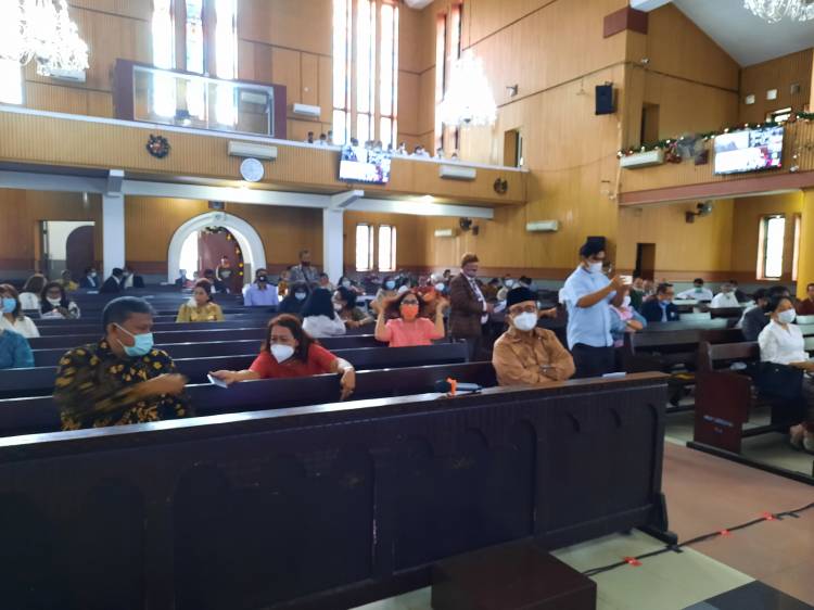 HKBP Gelar Syukuran Natal dan Tahun Baru 2021 Secara Virtual