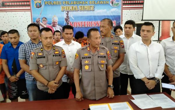 Tahun 2020, Polres Belawan Tembak 45 Penjahat