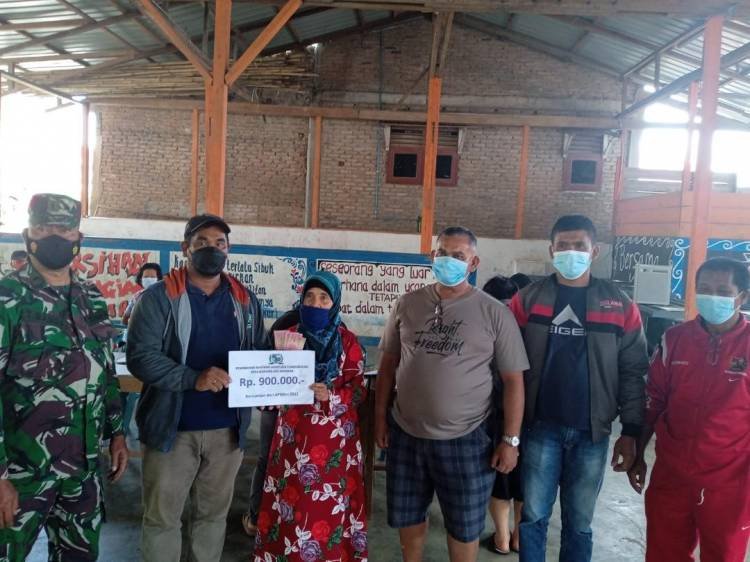 Warga Desa Gongsol di Karo Terima BLT DD tahap I, II dan III