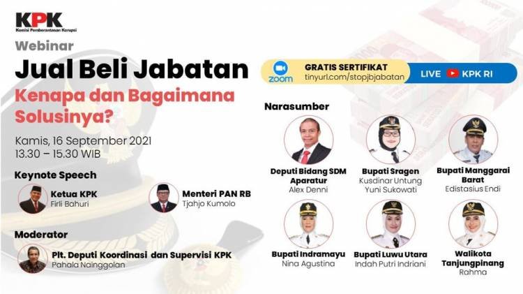 Webinar Jual Beli Jabatan: Kenapa dan Bagaimana Solusinya?