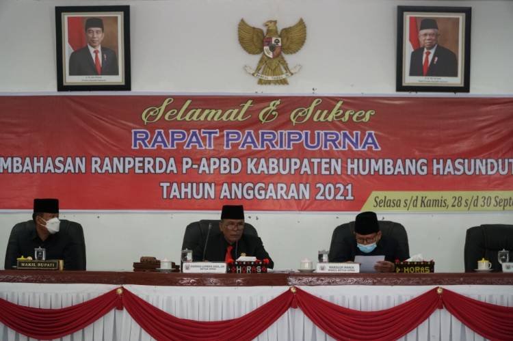 Rapat Paripurna Pembahasan Ranperda P-APBD Humbahas TA 2021 Dihentikan 