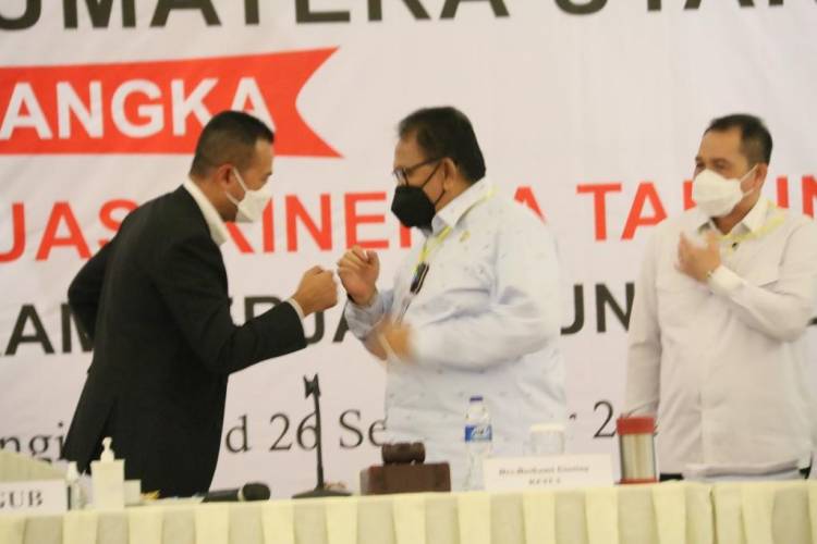DPRD SU Gelar Raker di Sibolangit Bahas Hubungan Gubernur dan Legislatif agar Lebih Harmonis