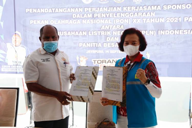 PLN Gelontorkan Rp 313 Miliar  Dukung Penyelenggaraan PON XX Papua