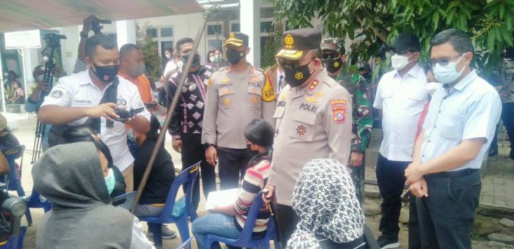 Kapoldasu Minta Segera Tuntaskan Vaksinasi di Samosir