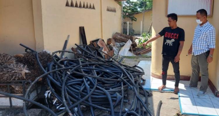 PLN Apresiasi Polsek Serbelawan Tangkap 8 Pencuri Kabel