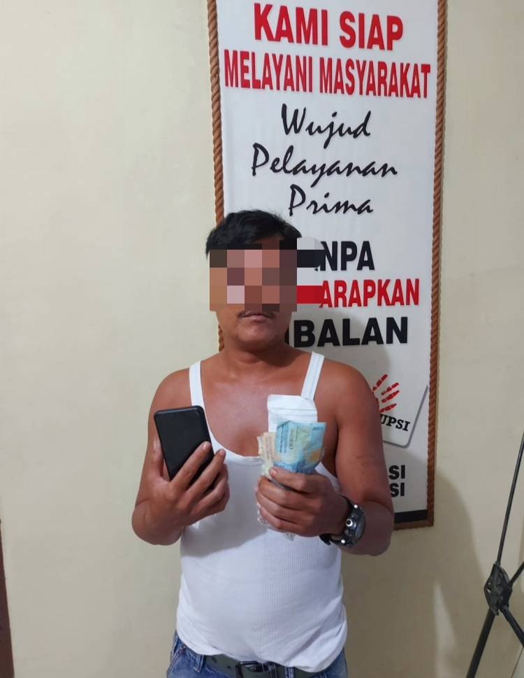 Seorang Jurtul Kim Hongkong Ditangkap Polsek Sei Kepayang