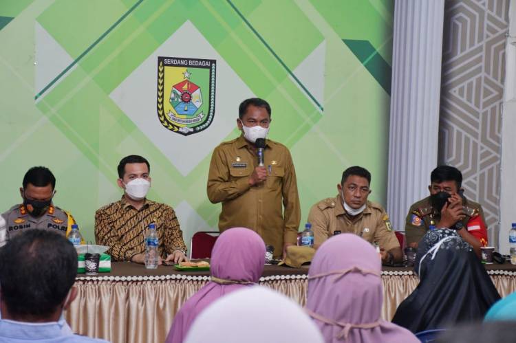 Pemkab Sergai Akan Bangun Kembali Pasar Lama Perbaungan yang Terbakar