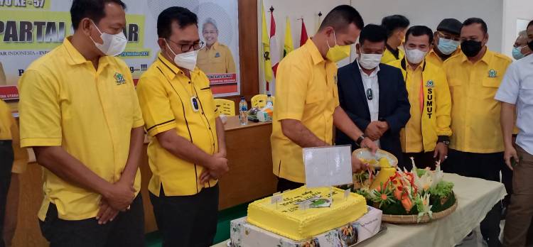 HUT ke-57, Golkar Simalungun Gelar Bakti Sosial dan Vaksinasi