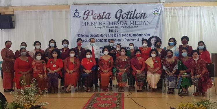 Pesta Gotilon 2021 HKBP Bethesda Medan Sukses