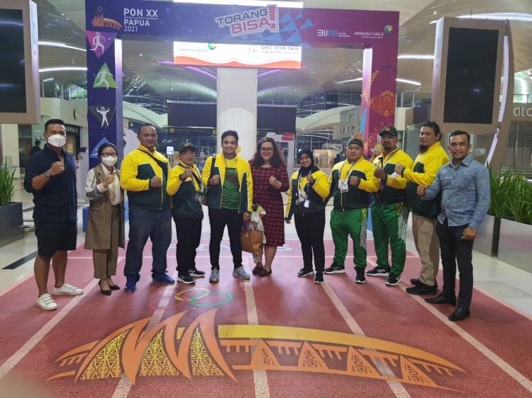 Lifter Angkat Berat Sumut Bertolak ke Papua, Optimis Raih Medali