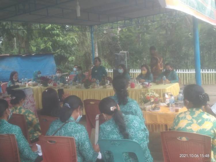 Ketua PKK Simalungun Kunjungi Nagori Percontohan di Kecamatan Dolok Panribuan