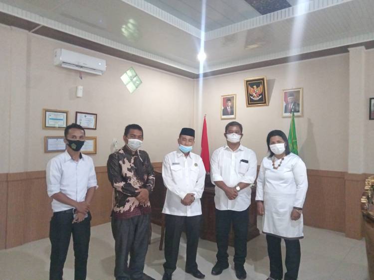 Bupati Batubara Terima Audiensi Panitia Pesparawi 2021