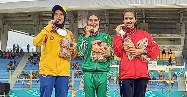 PON XX Papua: Agustina Damanik Sumbang Emas Lari 1.500 M Putri untuk Sumut