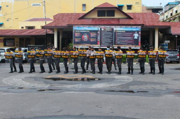 Polres Pematangsiantar Latihan Kesiapsiagaan Pengendalian Massa