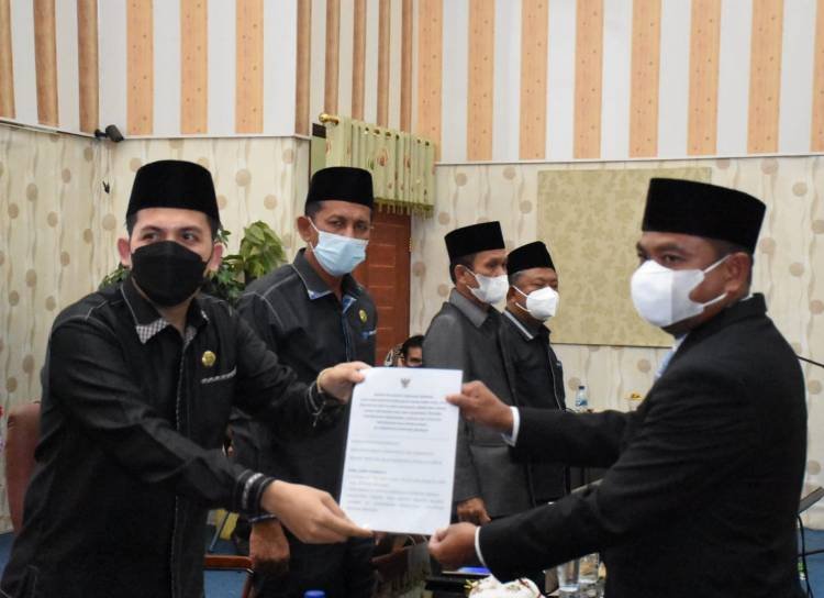 DPRD Setujui KUA-PPAS APBD TA 2022 dan Perda Infrastruktur Perumahan-Permukiman Kabupaten Sergai