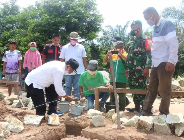 Wabup Simalungun Resmikan Program Bedah Rumah Kaum Dhuafa