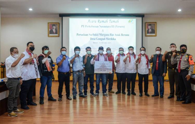 Perselisihan Selesai, PTPN III Ramah Tamah dengan Masyarakat Desa Gongsol Berastagi