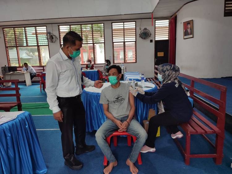 252 WBP Lapas Sibolga Divaksin