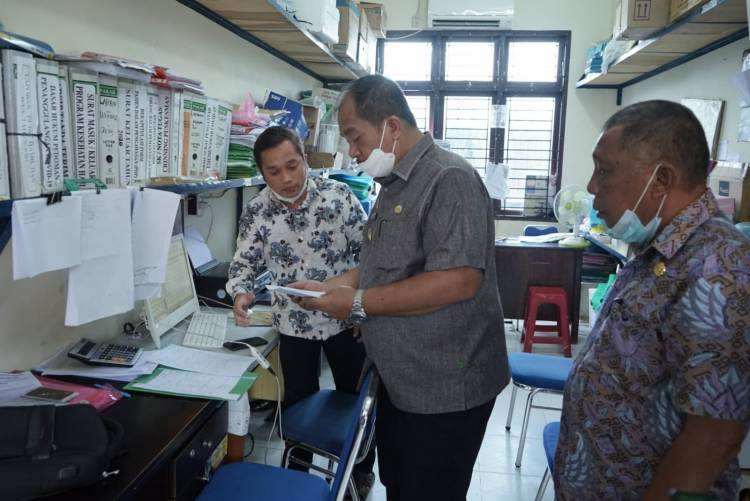 Cek Ketersediaan Vaksin, Wabup Asahan Kunjungi Dinas Kesehatan dan Dua UPTD Puskesmas