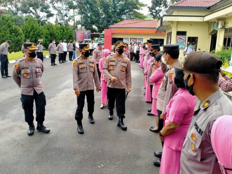 Disambut Sederhana, AKBP Dr Ali Machfud SIK MIK Resmi Bertugas Sebagai Kapolres Sergai