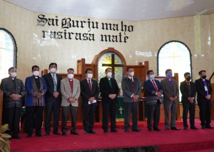 Sekjen HKBP  Pdt Victor Tinambunan Dilantik Menjadi Ketua Umum PGI Sumut 