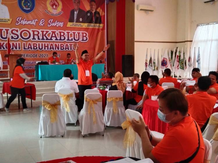 Upas Ritonga Terpilih Ketua KONI Labuhanbatu