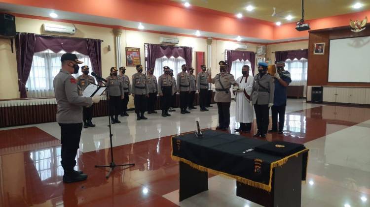 Kasi Propam dan Kasiwas Dilantik, Kapolres: Silakan Tindak Anggota yang Melanggar