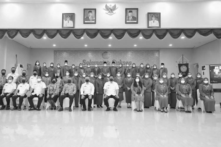 Bobby Nasution Lantik Pengurus TP PKK Kota Medan Periode 2021-2024