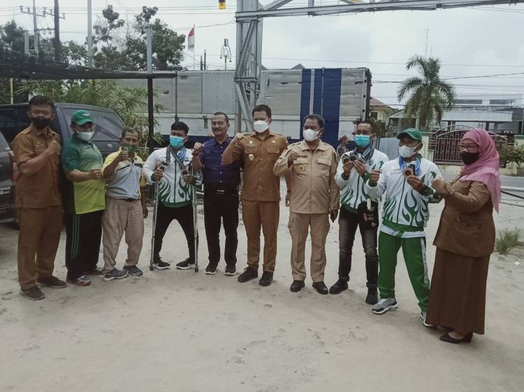 Atlet NPC Sergai Berprestasi di Peparnas Papua Dapat Bonus dari Bupati