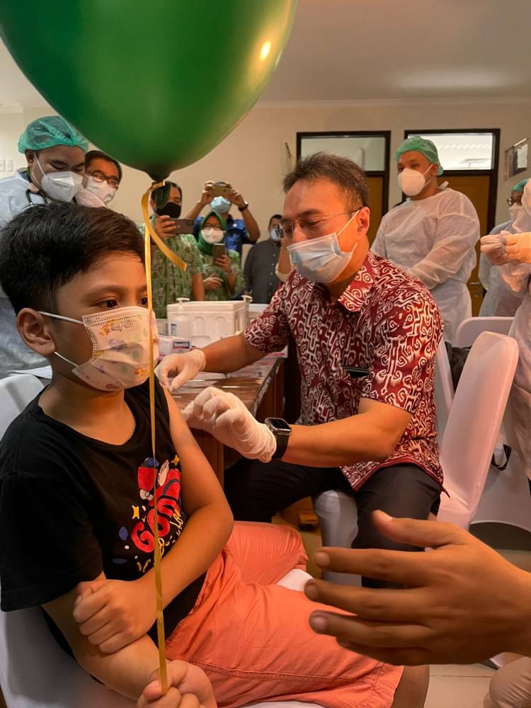 Hari Pertama, 950 Anak Divaksin di RS USU