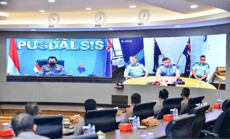 Polri dan Selandia Baru Kerja Sama Tangani Kejahatan Transnasional