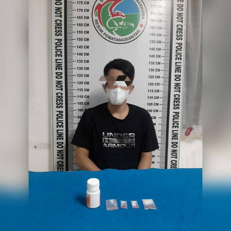Tersangkut Peredaran Sabu, Warga Tiga Balata Simalungun Dibekuk Polisi di Siantar