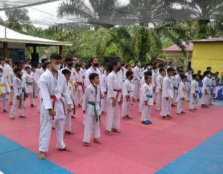 125 Karateka Ikuti Kejuaraan Antar Dojo Mebidang Kei Shin 2021 Di Binjai