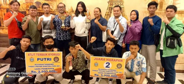 Taekwondo Simalungun Raih Juara Umum Harapan II Kejurda Sumut 