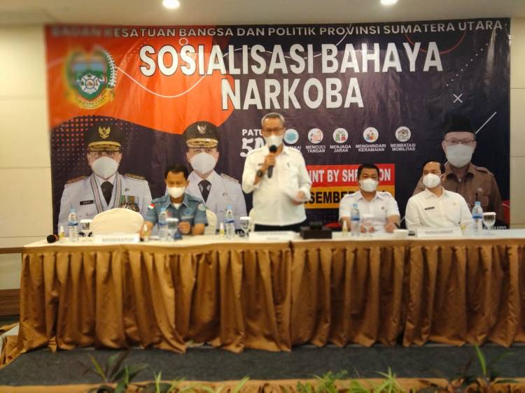 Kaban Kesbangpol Sumut: 200 Ribu Anak Jadi Pecandu Narkoba