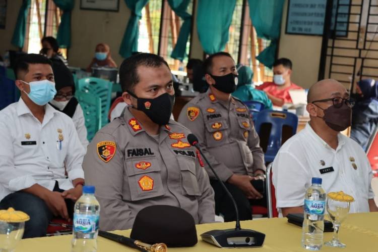 Polri Gelar Vaksin Serentak, Kapolres Belawan Harapkan Kesadaran Warga