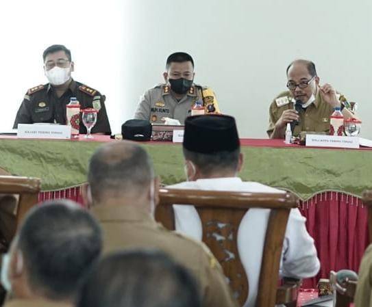 Atasi Lonjakan Covid-19 pada Natal dan Tahun Baru, Forkopimda Tebingtinggi Gelar Rapat Koordinasi
