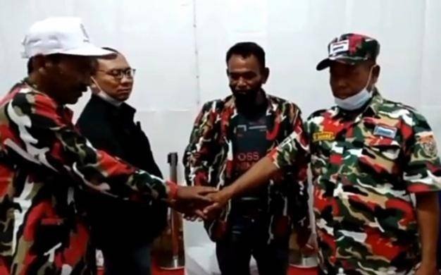 Kawal ISBFE di Parapat, Laskar Merah Putih Sergai Diapresiasi Kadinsu