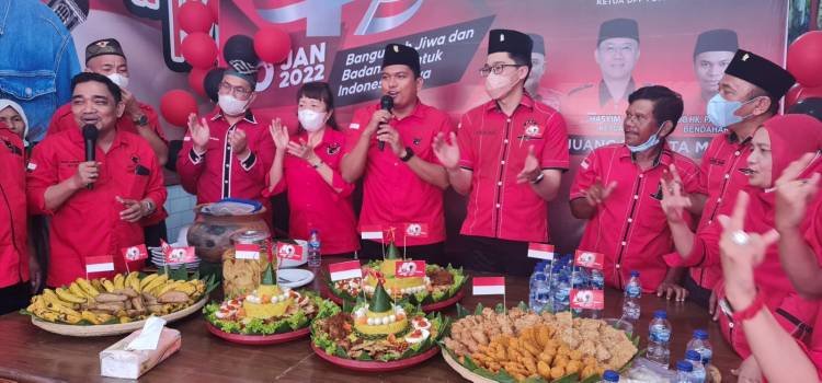 HUT ke 49, Ini Dilakukan DPC PDIP Medan