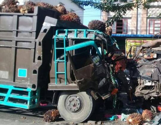 Truk Laga Kambing di Binjai, Pengemudi dan Kernet Luka-luka