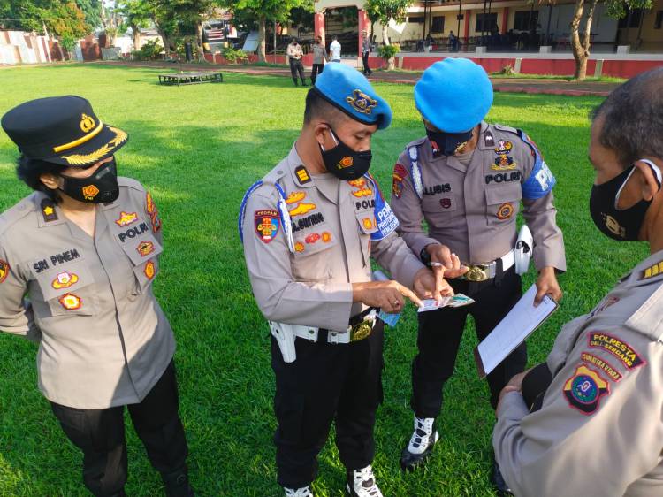 Bid Propam Poldasu Gelar Operasi Gaktiblin di Polresta Deliserdang