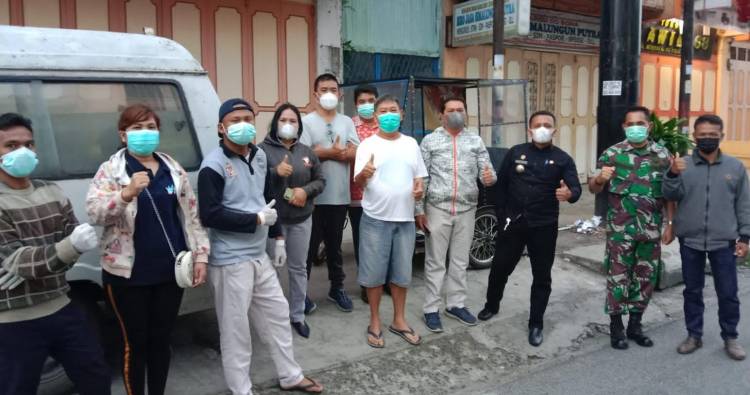 Cegah DBD, Dinas Kesehatan Pematangsiantar Fogging Jalan Merdeka