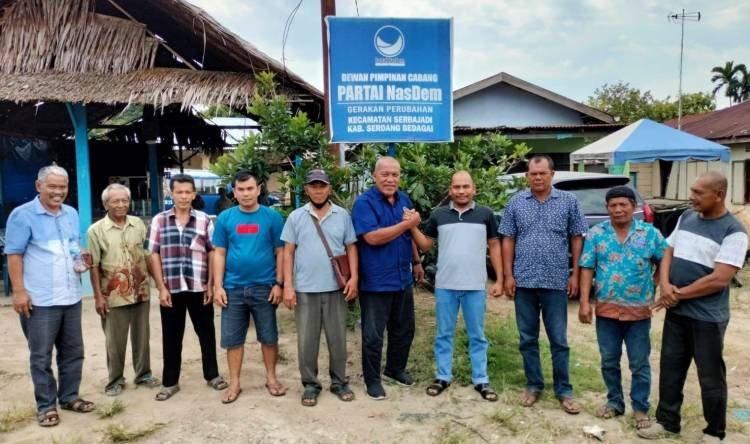 Ketua NasDem Sergai Road Show Kunjungi Pengurus Kecamatan