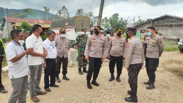 Rencana Kunjungan Presiden RI, Kapolres Karo Cek Daerah Liang Melas Datas